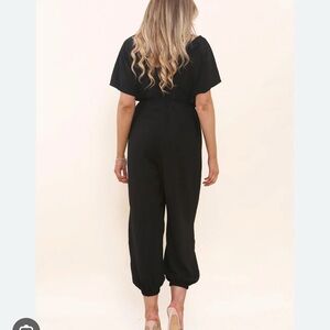 NWT Three Bird Nest Black Jumpsuit Womens Medium